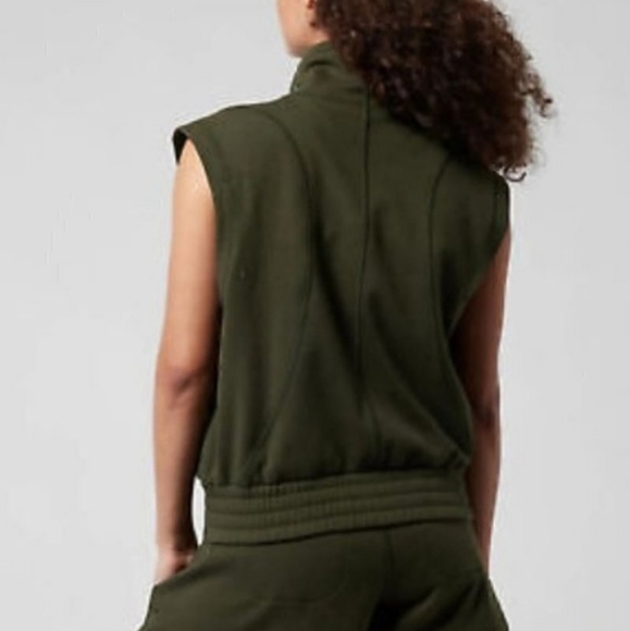 Allyson Felix Athleta Special Edition Green Legend Sweatshirt II Size XL - Picture 2 of 7